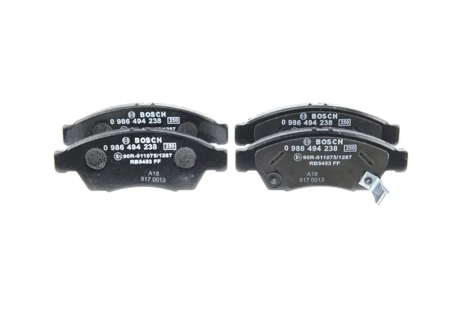 Тормозні (гальмівні) колодки Bosch 0 986 494 238 (фото 1)
