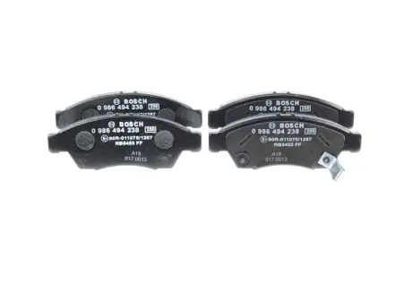 Тормозные колодки bosch 0 986 494 238