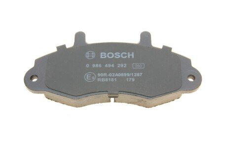 Тормозные колодки bosch 0986494292