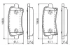 Тормозні (гальмівні) колодки Bosch 0 986 494 297 (фото 6)