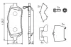 Тормозные колодки bosch 0986494320