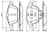 Тормозные колодки bosch 0 986 494 342