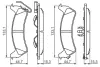 Тормозные колодки bosch 0 986 494 348