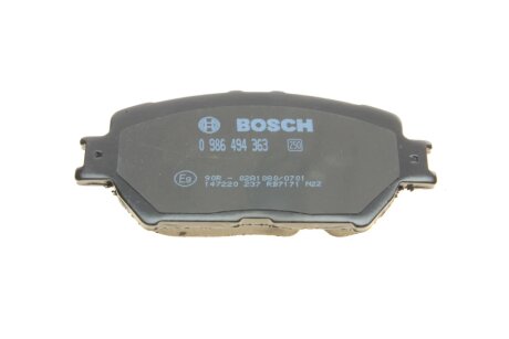 Тормозные колодки bosch 0986494363