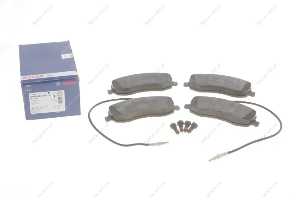 Тормозні (гальмівні) колодки Bosch 0 986 494 385 (фото 1)