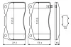 Тормозні (гальмівні) колодки Bosch 0 986 494 395 (фото 5)