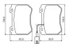 Тормозные колодки bosch 0 986 494 402