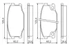 Тормозные колодки bosch 0986494442