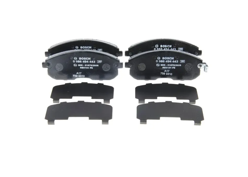 Тормозные колодки bosch 0 986 494 443