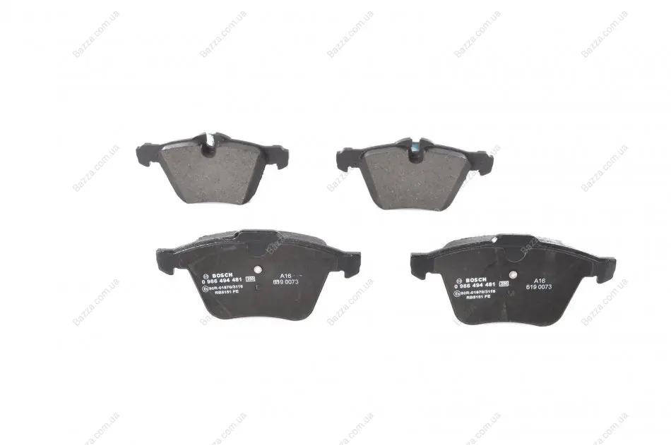 Тормозные колодки bosch 0 986 494 481