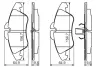Тормозные колодки bosch 0986494504