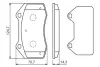 Тормозні (гальмівні) колодки Bosch 0 986 494 551 (фото 5)