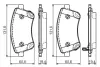 Тормозные колодки bosch 0 986 494 552