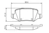 Тормозные колодки bosch 0 986 494 569
