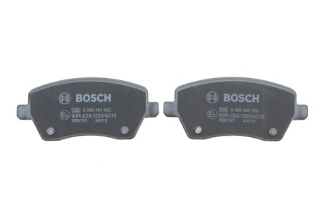 Тормозные колодки bosch 0986494592