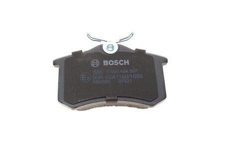 Тормозные колодки bosch 0 986 494 597