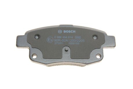 Тормозные колодки bosch 0 986 494 614