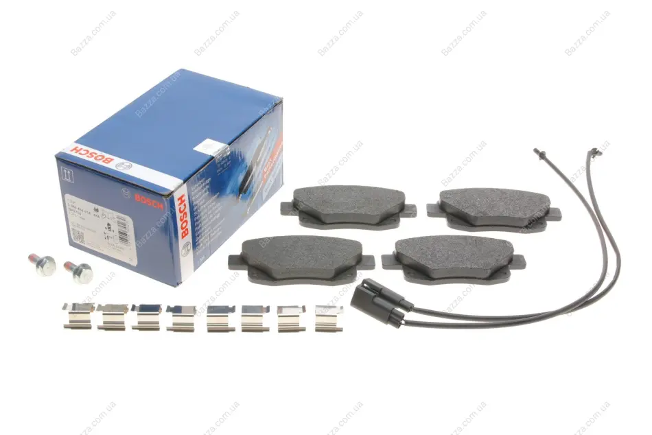 Тормозні (гальмівні) колодки Bosch 0 986 494 614 (фото 1)