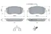 Тормозні (гальмівні) колодки Bosch 0 986 494 615 (фото 4)