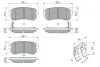 Тормозные колодки bosch 0 986 494 627