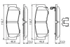 Тормозні (гальмівні) колодки Bosch 0986494628 (фото 5)