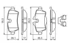 Тормозные колодки bosch 0986494645