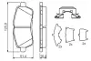 Тормозні (гальмівні) колодки Bosch 0 986 494 652 (фото 7)