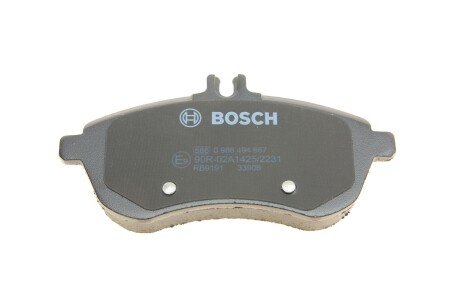 Тормозні (гальмівні) колодки bosch 0986494667