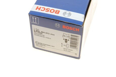 Тормозные колодки bosch 0 986 494 673