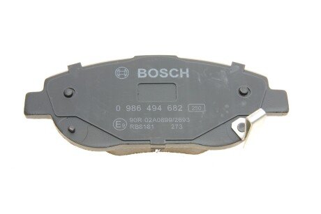 Тормозные колодки bosch 0 986 494 682