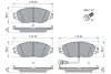 Тормозные колодки bosch 0 986 494 704