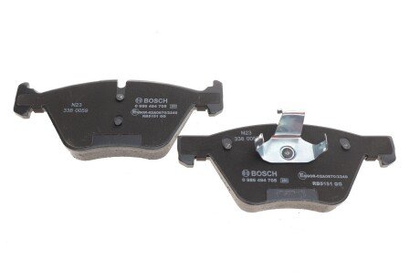 Тормозные колодки bosch 0986494705