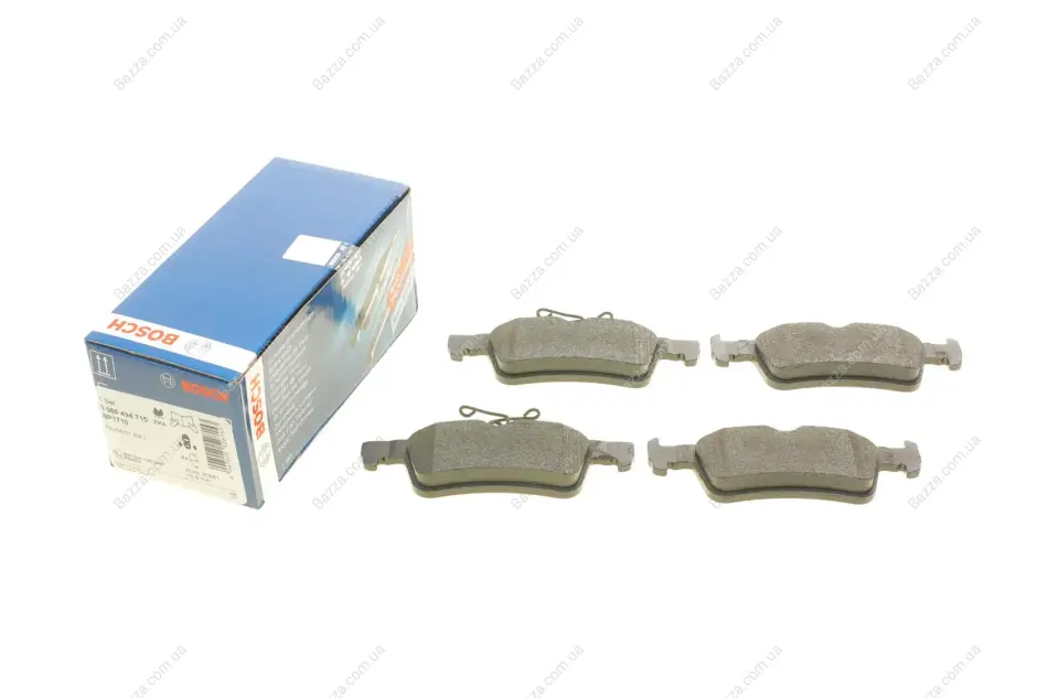 Тормозні (гальмівні) колодки Bosch 0 986 494 715 (фото 1)