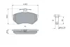 Тормозные колодки bosch 0 986 494 726