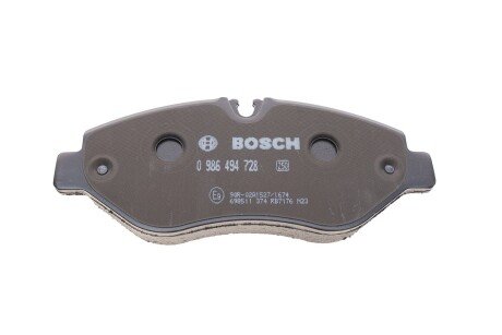 Тормозные колодки bosch 0986494728