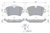 Тормозные колодки bosch 0 986 494 736
