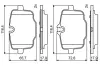 Тормозные колодки bosch 0986494759