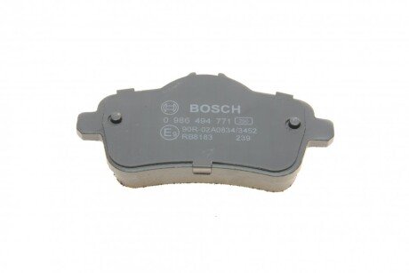 Тормозные колодки bosch 0 986 494 771