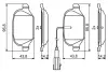 Тормозні (гальмівні) колодки Bosch 0986494779 (фото 5)