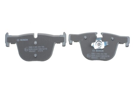 Тормозні (гальмівні) колодки bosch 0986494786