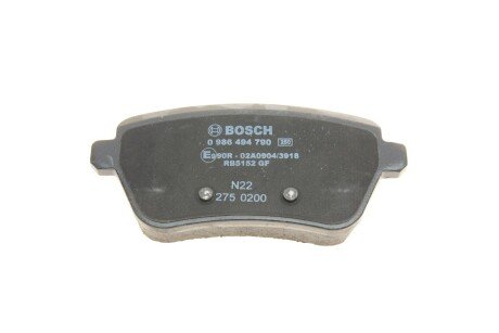 Тормозные колодки bosch 0986494790