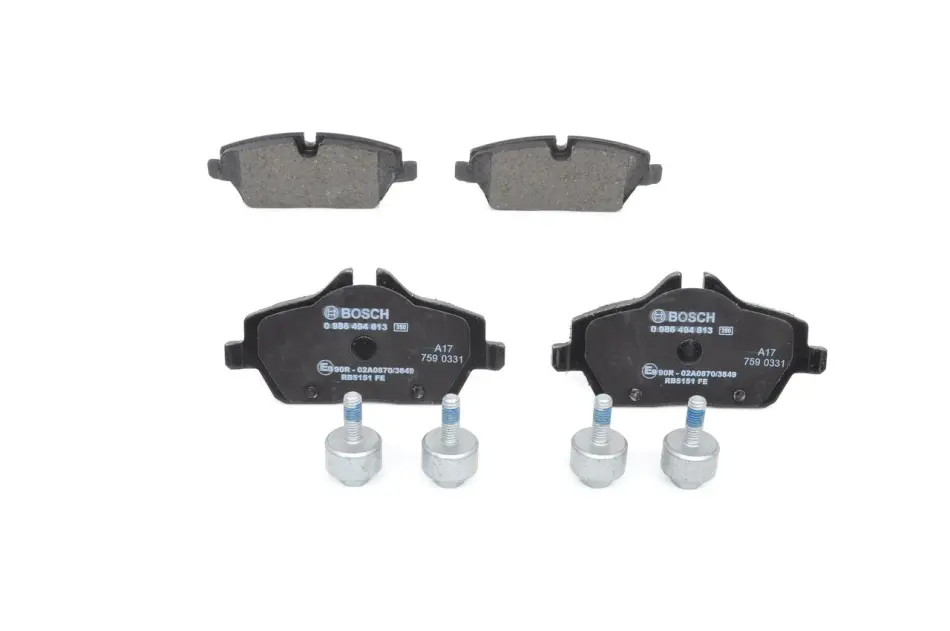 Тормозні (гальмівні) колодки Bosch 0 986 494 813 (фото 1)