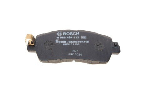 Тормозні (гальмівні) колодки bosch 0986494832
