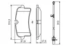Тормозные колодки bosch 0 986 494 841