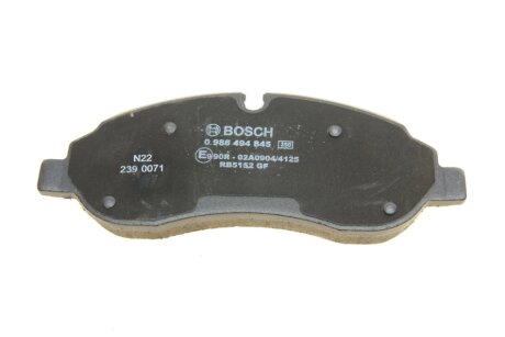 Тормозные колодки bosch 0986494845