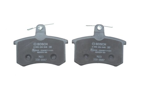 Тормозные колодки bosch 0986494846