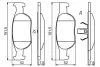 Тормозні (гальмівні) колодки Bosch 0 986 494 852 (фото 7)