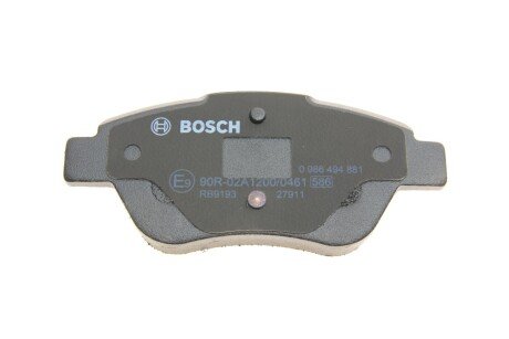 Тормозные колодки bosch 0 986 494 881