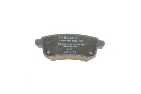 Тормозные колодки bosch 0 986 494 978