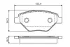 Передние тормозные колодки bosch 0986495069